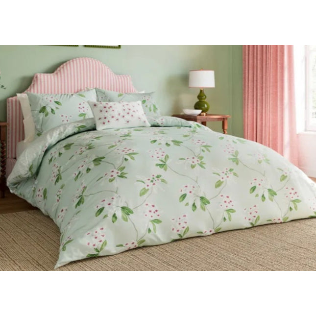 Sanderson "Oleander" Duvet Cover in Aqua