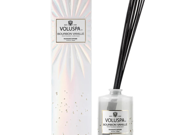 Voluspa "Bourbon Vanille" Fragrance Diffuser with reeds