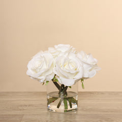 Linen Obsession "Real Touch Rose Arrangement" Plant