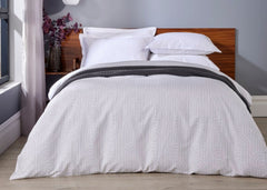 Christy "Arches" Duvet Cover Sets in Almond