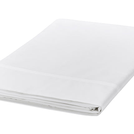 Bedeck of Belfast "300TC Egyptian Cotton" Plain Dyed Sheet in White