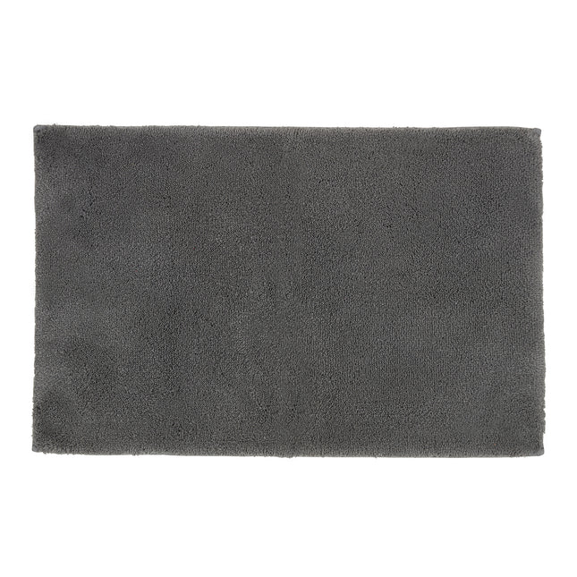 Christy "Deep Pile Rubber Back Tufted Bath Rug" Ash Grey
