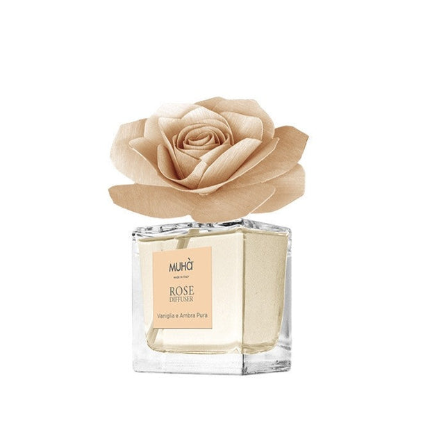 Muha "Vaniglia & Ambra Pura" Rose Diffuser (30ml - 100ml)