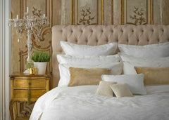 Christy "Rochester" Jacquard Bed Linen in White