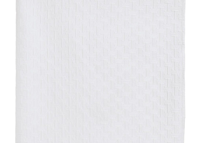 Ted Baker "T" Quilted Bedspread and Pillow Sham in White
