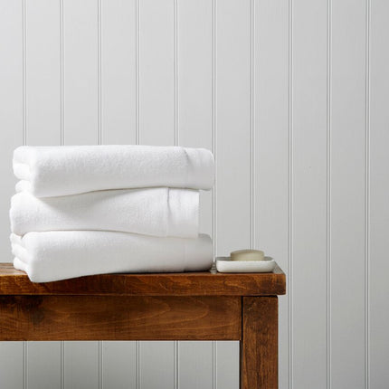 Christy "Luxe" Turkish Cotton Bath Towels in White
