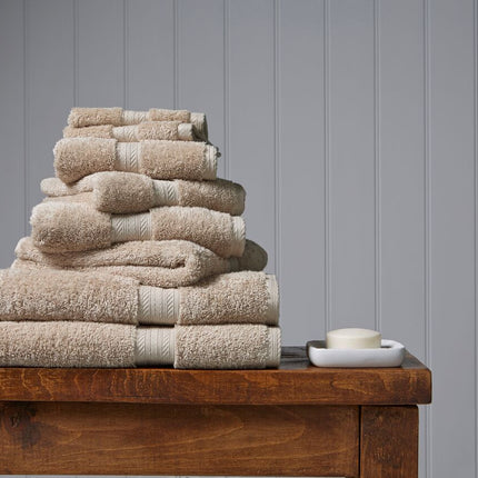 Christy "Renaissance" Egyptian Cotton Bath Towels Collection in Driftwood