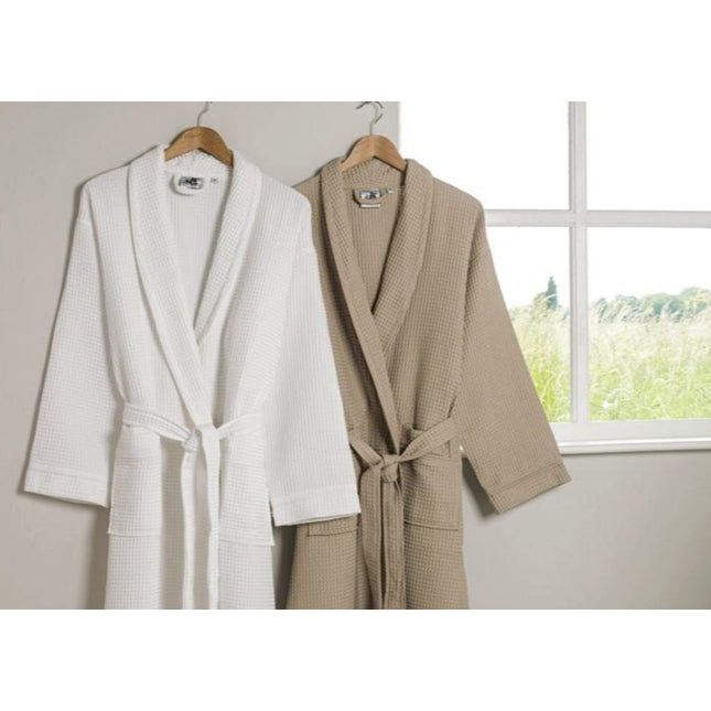 رداء حمام "سبا وافل" من لينين أوبسيشن، لون بني رمادي