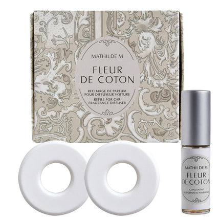 عبوة إعادة تعبئة موزع عطر السيارة ماتيلد "فلور دي كوتون" Escapades Parfumées