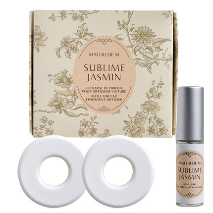 ماتيلد "سوبلايم جاسمين" موزع عطر السيارة لإعادة تعبئة عطر Escapades Parfumées