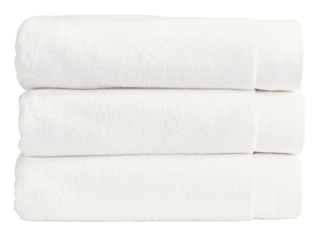 Christy "Luxe" Turkish Cotton Bath Towels in White