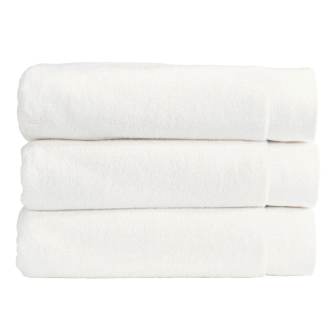 Christy "Luxe" Turkish Cotton Bath Towels in White