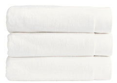 Christy "Luxe" Turkish Cotton Bath Towels in White