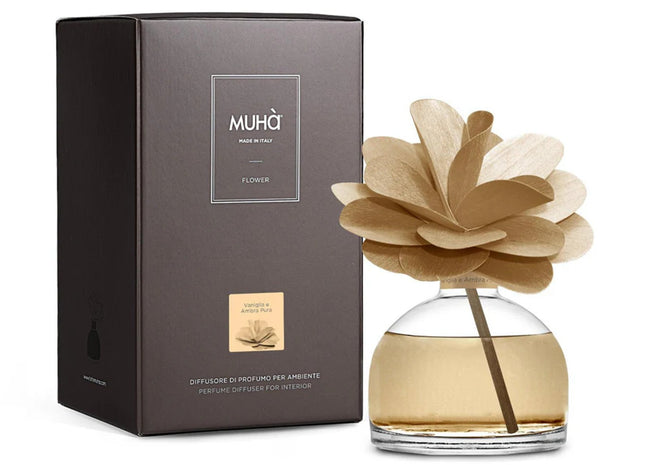 Muha "Vaniglia & Ambra Pura" Flower Diffuser (200ml)