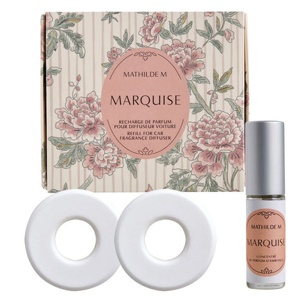 عبوة إعادة تعبئة موزع عطر السيارة ماتيلد "ماركيز" Escapades Parfumées