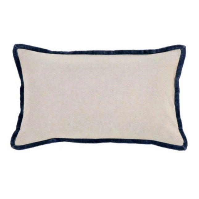 Christy "Jaipur Trim" Cushions in Ink