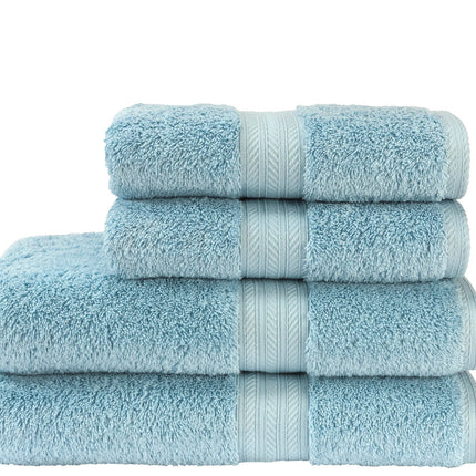 Christy "Renaissance" Egyptian Cotton Bath Towels Collection in Soft Chambray Blue