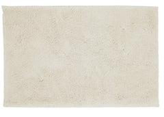 Christy "Deep Pile Rubber Back Tufted Bath Rug" Cream (Parchment)