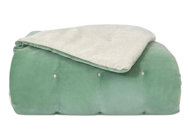 Christy "Jaipur" Throw in Jade Colour - 140 x 200 cm