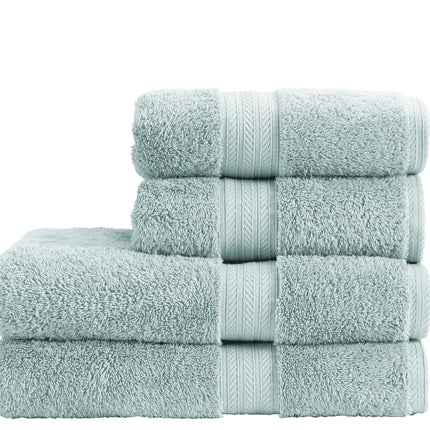 Christy "Renaissance" Egyptian Cotton Bath Towels Collection in Eggshell Blue