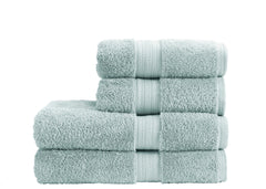 Christy "Renaissance" Egyptian Cotton Bath Towels Collection in Eggshell Blue