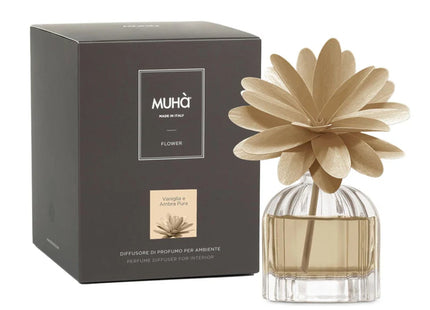 Muha "Vaniglia & Ambra Pura" Flower Diffuser (60ml)