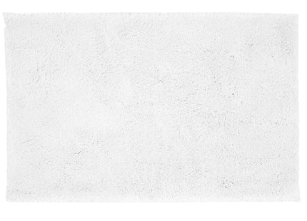 Christy "Deep Pile Rubber Back Tufted Bath Rug" White
