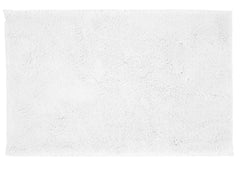 Christy "Deep Pile Rubber Back Tufted Bath Rug" White