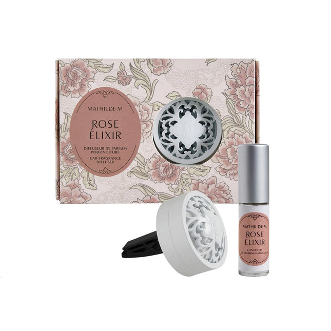 Mathilde "Rose Elixir" Car fragrance diffuser Escapades Parfumées