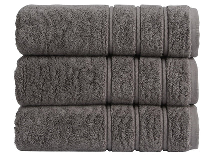 Christy "Antalya" Bath Towels Collection in Storm (Grey)
