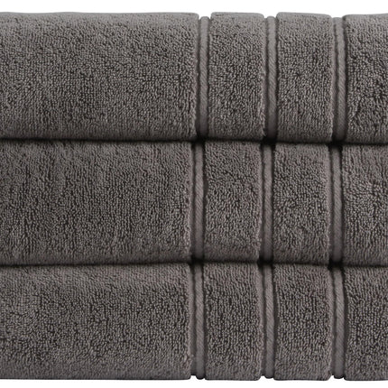 مجموعة مناشف حمام كريستي "أنطاليا" باللون الرمادي (ستورم)