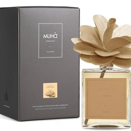 Muha "Vaniglia & Ambra Pura" Flower Diffuser (30ml - 500ml)