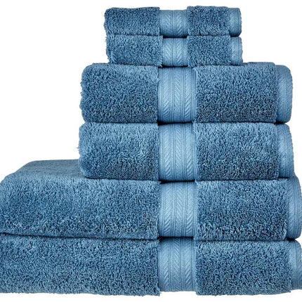 Christy "Renaissance" Egyptian Cotton Bath Towels Collection in Denim