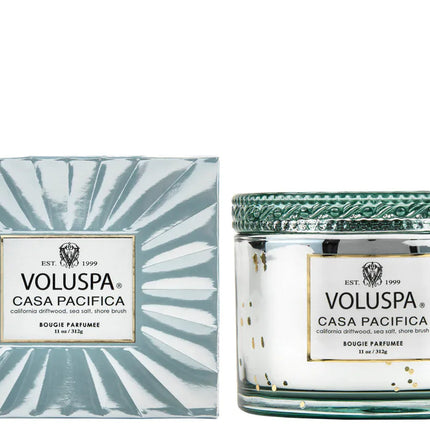 شمعة زجاجية في صندوق من فولوسبا "كاسا باسيفيكا" كورتا ميزون