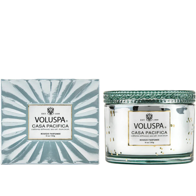 شمعة زجاجية في صندوق من فولوسبا "كاسا باسيفيكا" كورتا ميزون