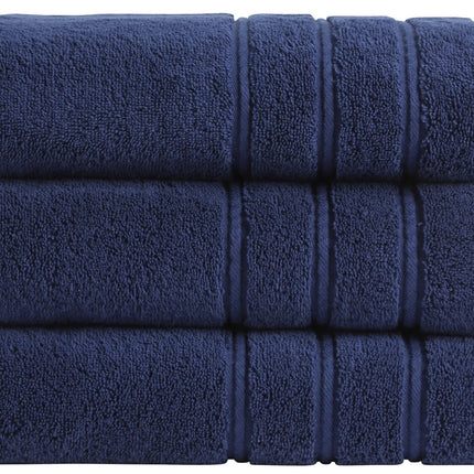 مجموعة مناشف حمام كريستي "أنطاليا" باللون الدينيم (أزرق)