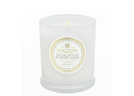 Voluspa "Eucalyptus & White Sage" Classic Candle