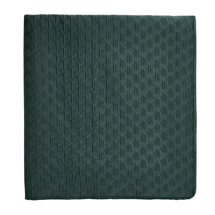 Ted Baker "T" Quilted Bedspread and Pillow Shams in Forest Green