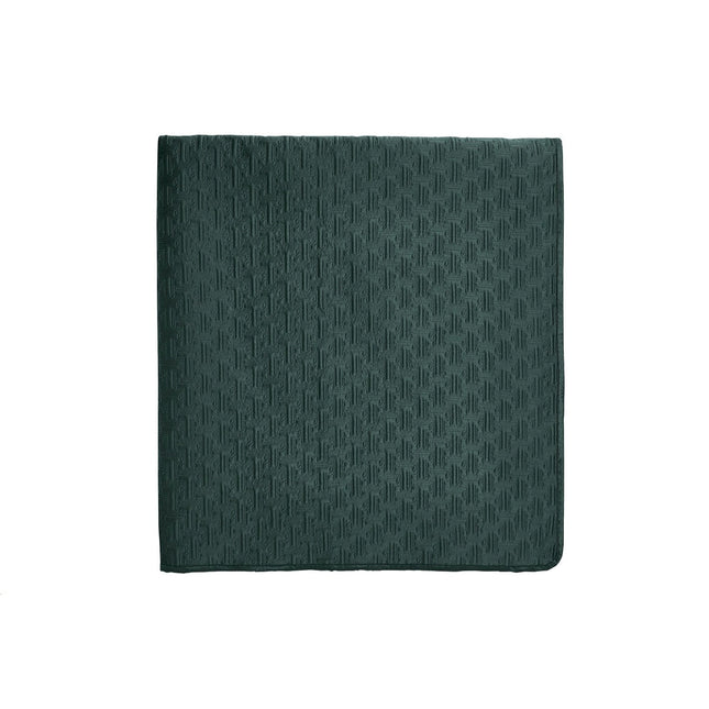 Ted Baker "T" Quilted Bedspread and Pillow Shams in Forest Green