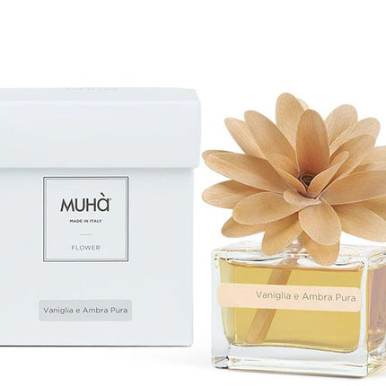 Muha "Vaniglia & Ambra Pura" Flower Diffuser (30ml - 500ml)