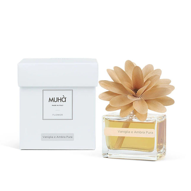 Muha "Vaniglia & Ambra Pura" Flower Diffuser (30ml - 500ml)