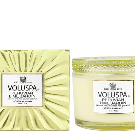 شمعة زجاجية معلبة من "فولوسبا" "حديقة الليمون البيروفي" من كورتا ميزون