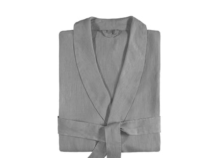Amalia "Maia" (Terry Lined) Bathrobe in Slate