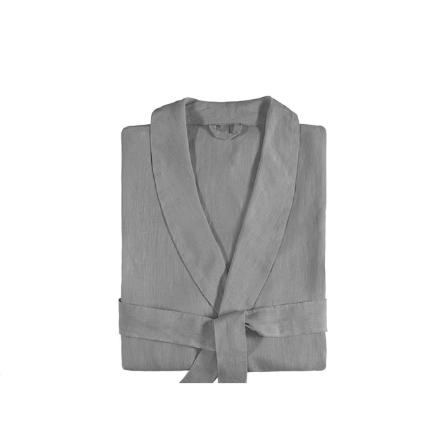 Amalia "Maia" (Terry Lined) Bathrobe in Slate