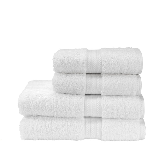 Christy "Renaissance" Egyptian Cotton Bath Towels Collection in White