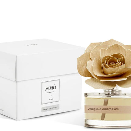 Muha "Vaniglia & Ambra Pura" Rose Diffuser (50ml)
