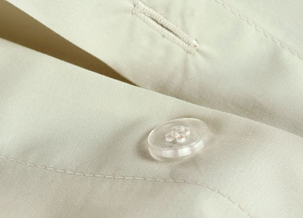 Christy "200TC Organic" Plain Dyed Sheets & Duvet Covers in Hazelnut