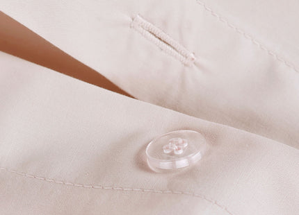 Christy "200TC Organic" Plain Dyed Sheets & Duvet Covers in Powder Pink