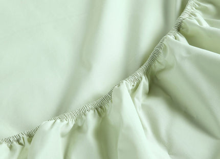 Christy "200TC Organic" Plain Dyed Sheets & Duvet Covers in Sage Green