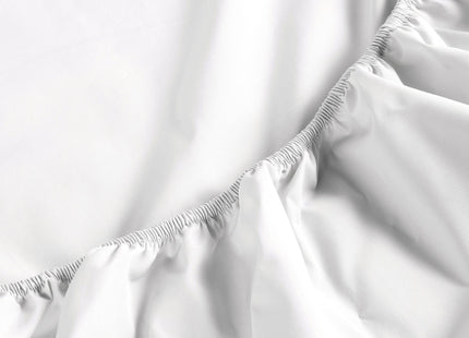 Christy "200TC Organic" Plain Dyed Sheets & Duvet Covers in White